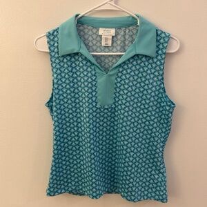 Patterned Golf Shirt